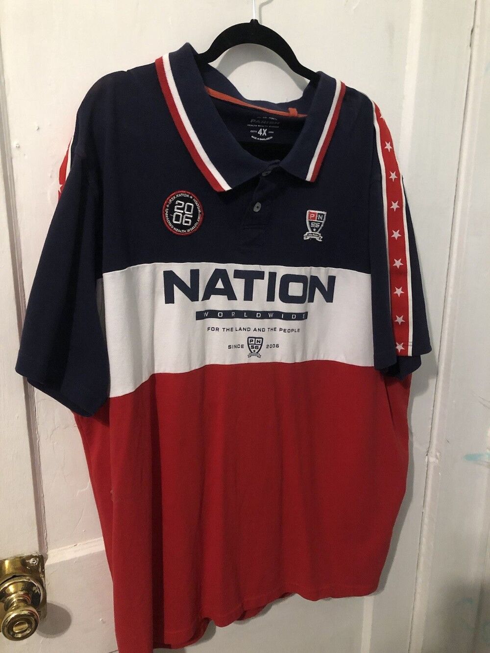 VINTAGE Parish Nation Shirt Men 4X Rugby Polo Style